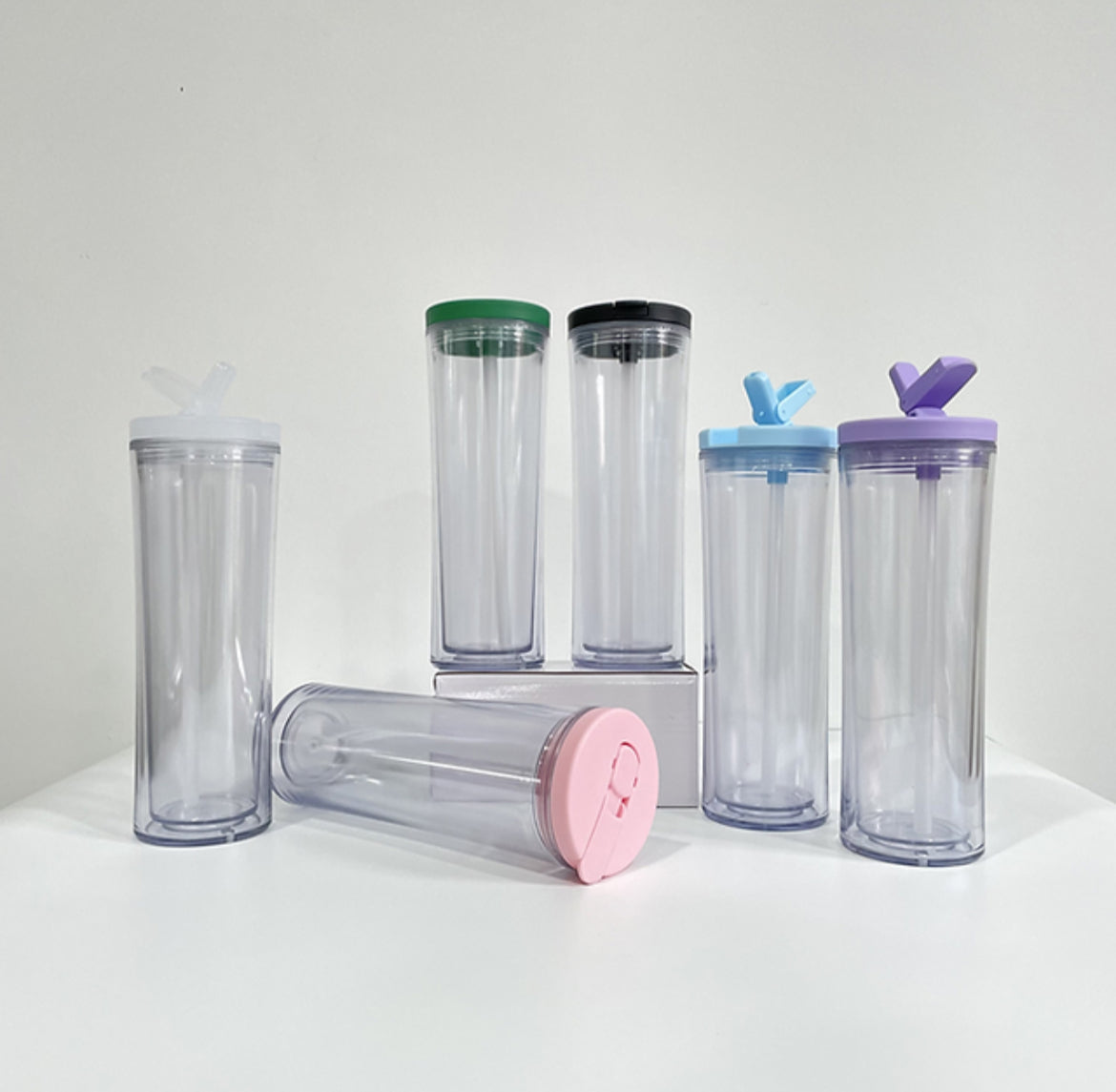 20oz plastic snowglobe waterbottle |choose your glitter and design