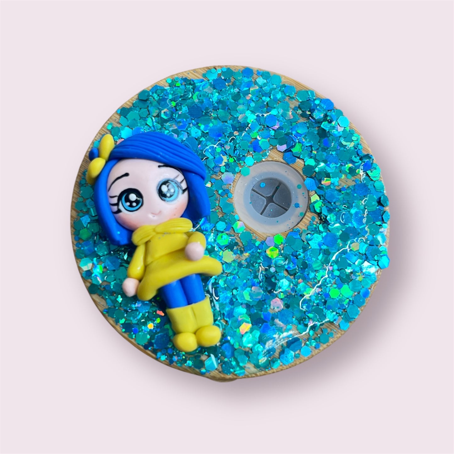 Lid add on- glitter and charm