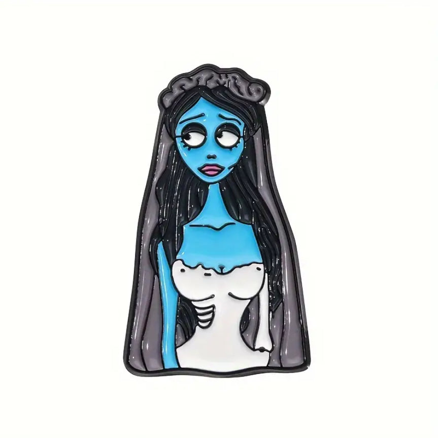 bride pin badge