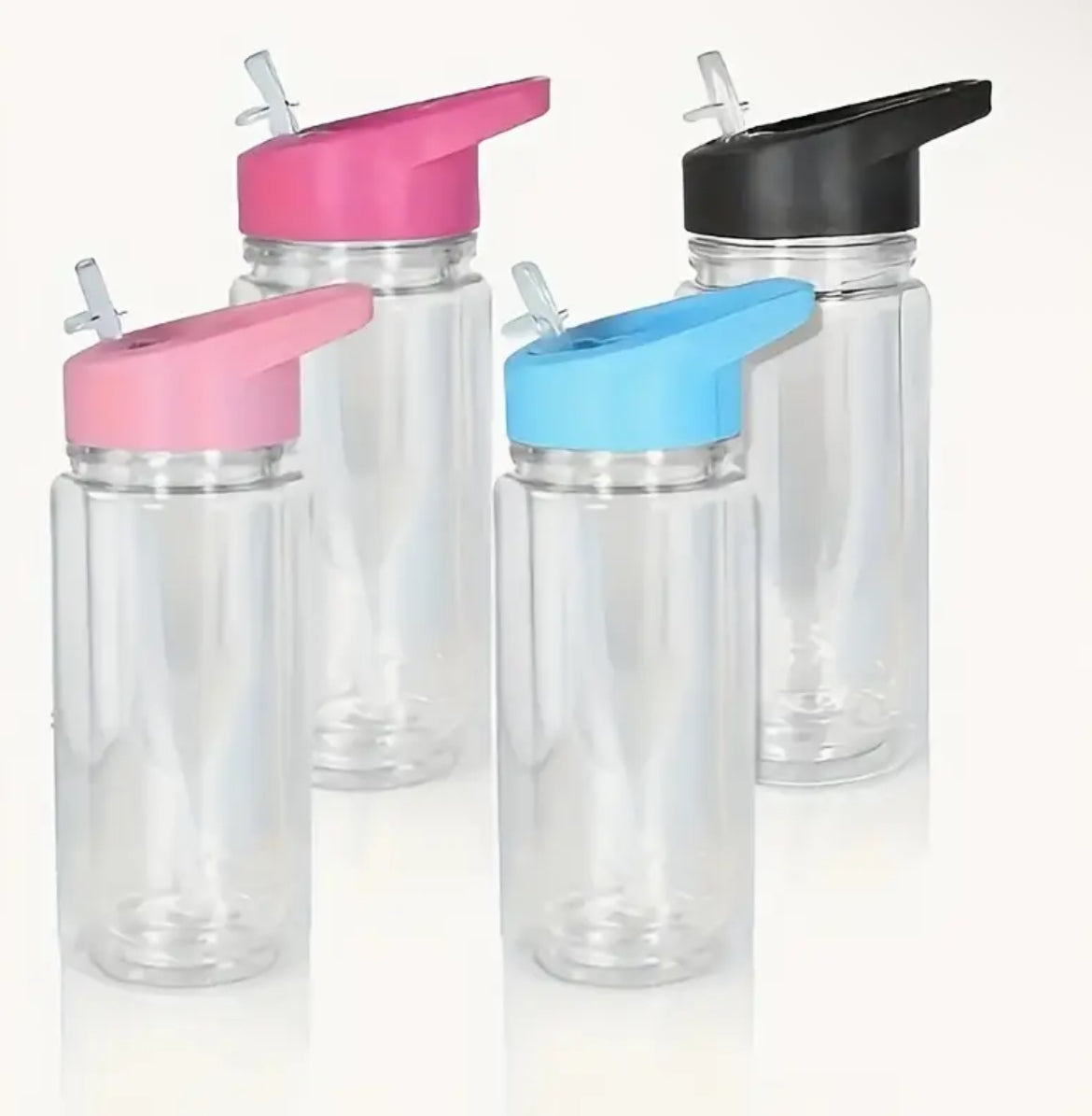 10z plastic snowglobe water bottle | choose your glitter and design