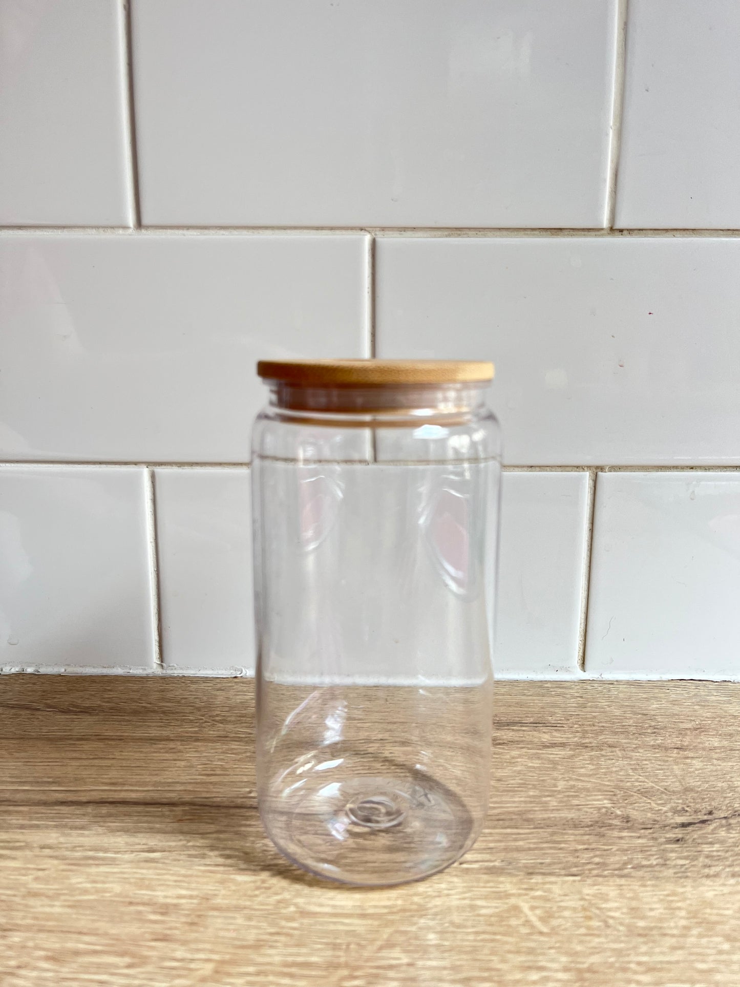 Clear glass cup any design