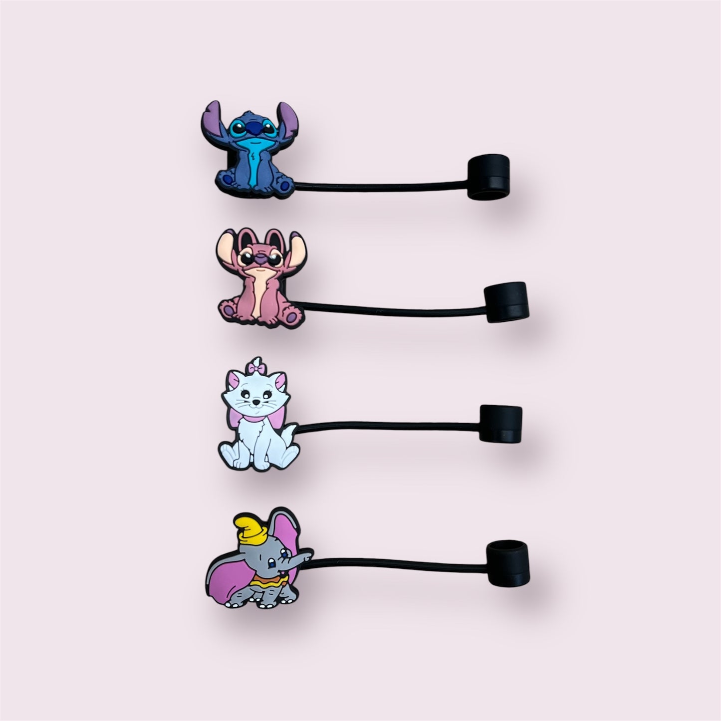 cute character straw toppers