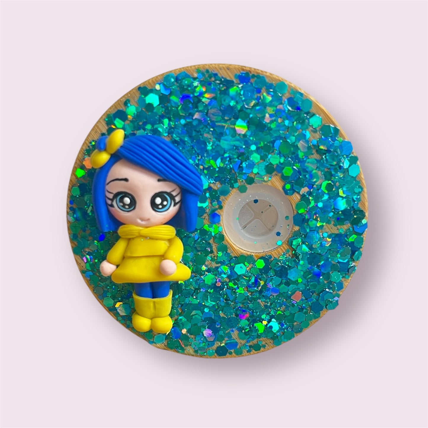 Lid add on- glitter and charm