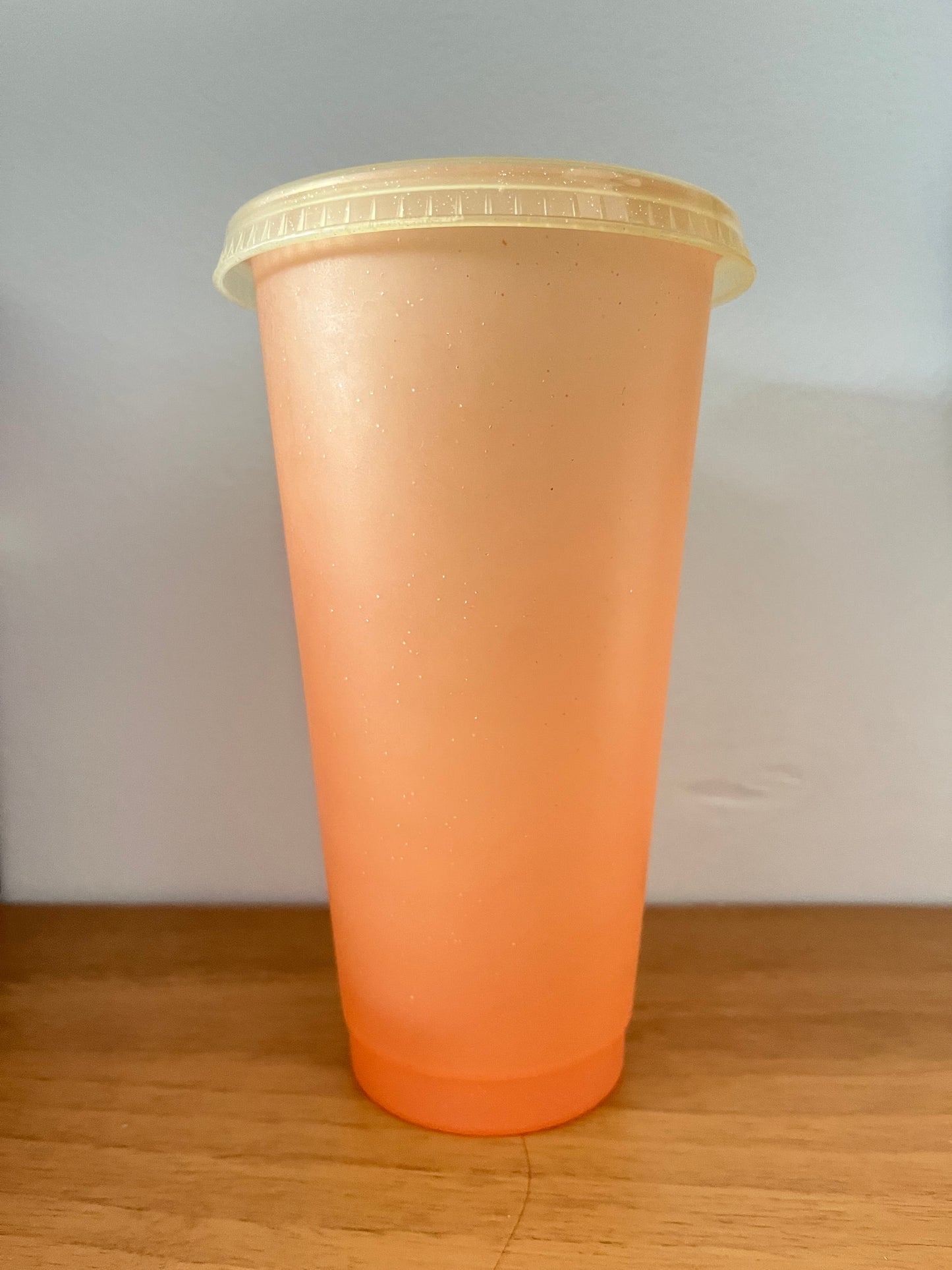 24oz colour changing cold cup with lid