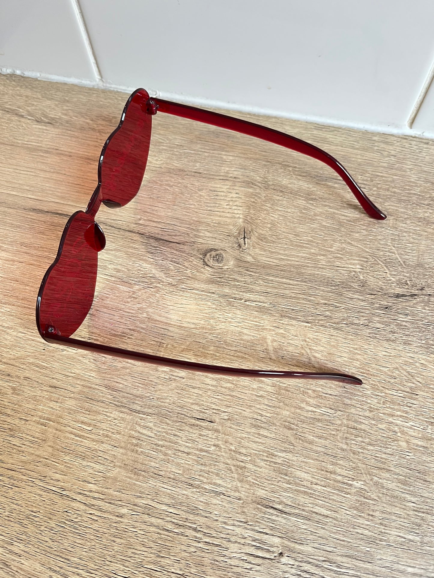 Leavers 2025 red heart glasses