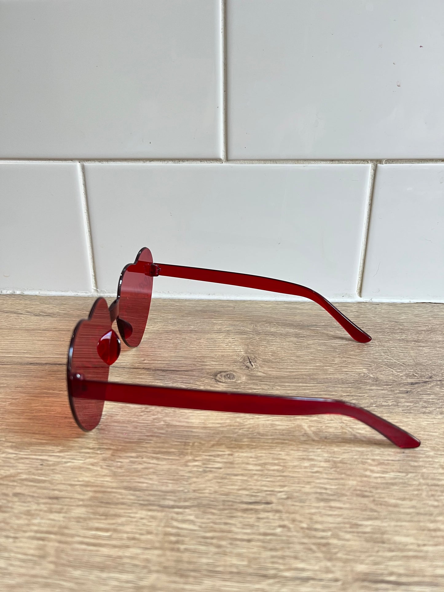 Leavers 2025 red heart glasses