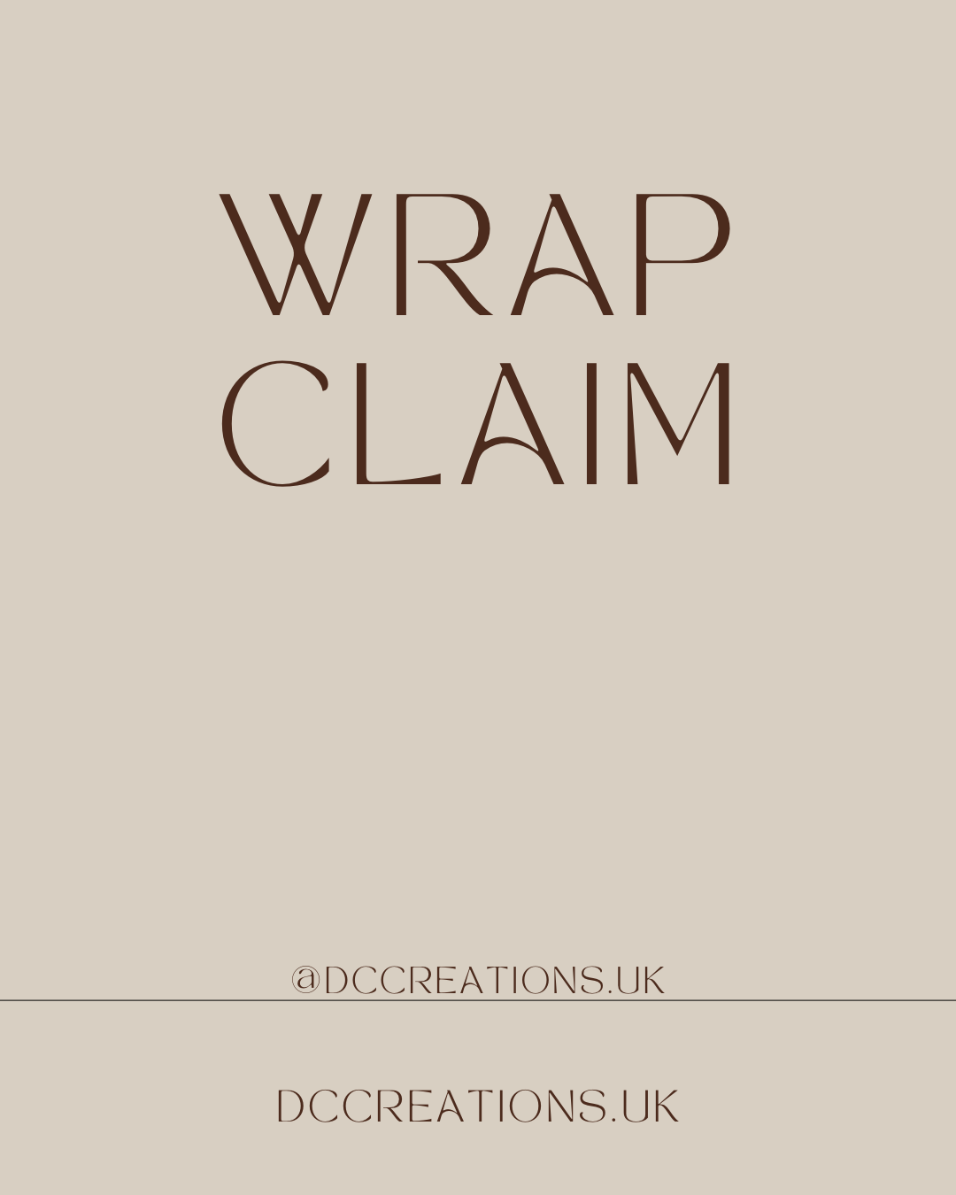 Wrap claim